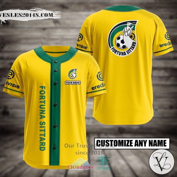Personalized Fortuna Sittard Custom Baseball Jersey