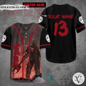Personalized Friday the 13th Jason Voorhees Baseball Jersey