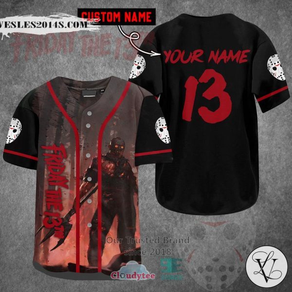 Personalized Friday the 13th Jason Voorhees Baseball Jersey