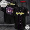 Personalized Gengar Baseball Jersey – Black