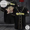 Personalized Golem Baseball Jersey – Black