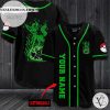 Personalized Green Eevee Baseball Jersey – Black