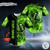 Personalized Green Lightning Grim Reaper Custom Baseball Jersey