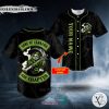 Personalized Green Son of Anarchy Grim Reaper Custom Baseball Jersey