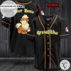 Personalized Growlithe Baseball Jersey – Black