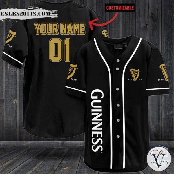 Personalized Guinness Irish Dry Baseball Jersey 070222