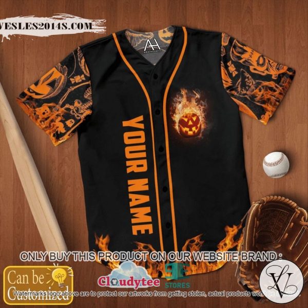 Personalized Halloween Baseball Jersey
