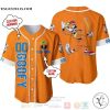 Personalized Happy Goofy Dog Disney All Over Print Orange Baseball jersey