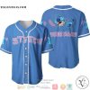Personalized Happy Stitch Disney Blue Baseball Jersey