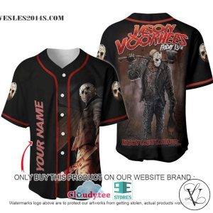 Personalized Horror Jason Voorhees Friday The 13th Baseball Jersey