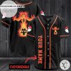 Personalized Incineroar Baseball Jersey – Black