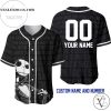 Personalized Jack Skellington All Over Print Baseball Jersey – Black