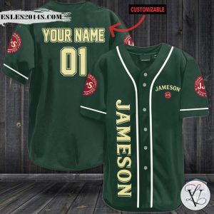 Personalized Jameson Whiskey Baseball Jersey 070222