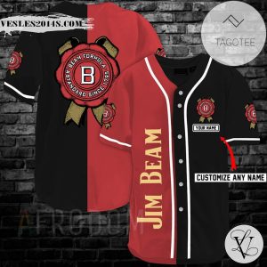 Personalized Jim Beam Baseball Jersey