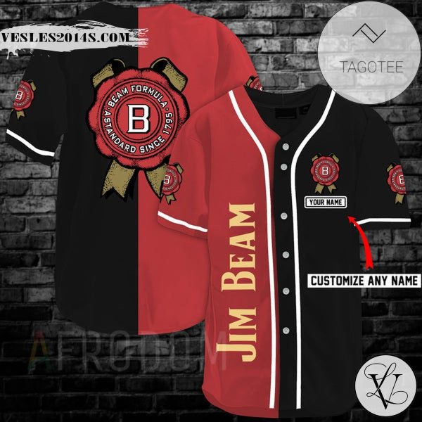 Personalized Jim Beam Baseball Jersey