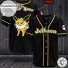 Personalized Jolteon Baseball Jersey – Black