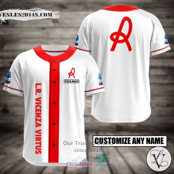Personalized L.R. Vicenza Virtus Custom Baseball Jersey