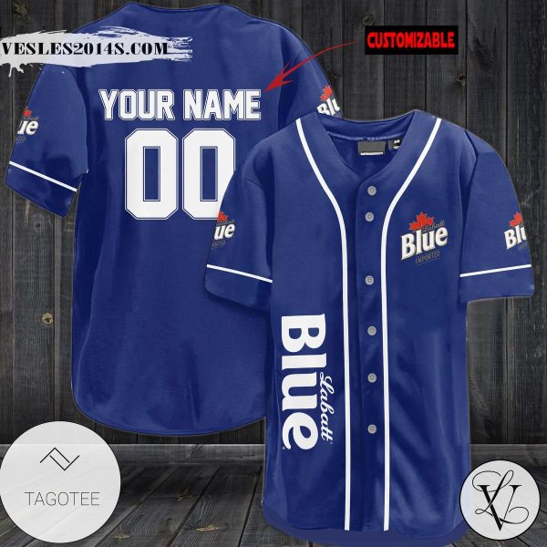Personalized Labatt Blue Imported Baseball Jersey