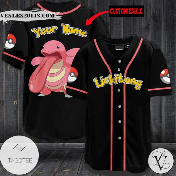 Personalized Lickitung Baseball Jersey
