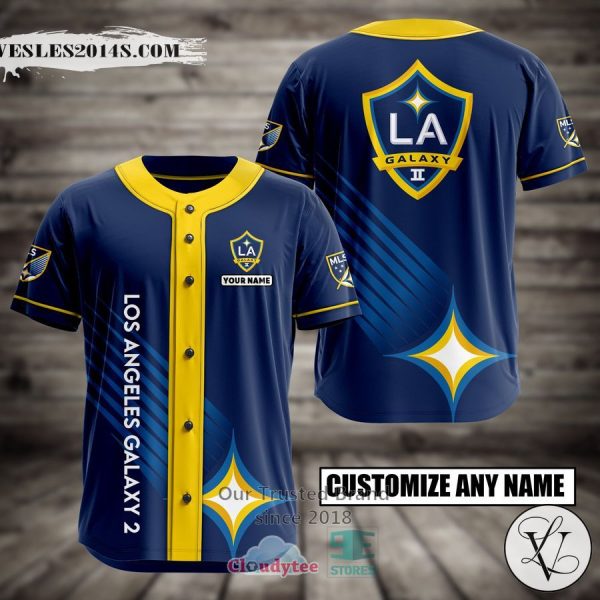 Personalized Los Angeles Galaxy 2 Custom Baseball Jersey