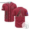 Personalized MLB Arizona Diamondbacks Red Baseball Customized Men Jersey