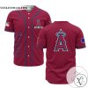 Personalized MLB Los Angeles Angels Red Baseball Customized Men Jersey