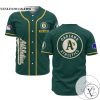 Personalized MLB Oakland Athletics Green Baseball Customized Men Jersey