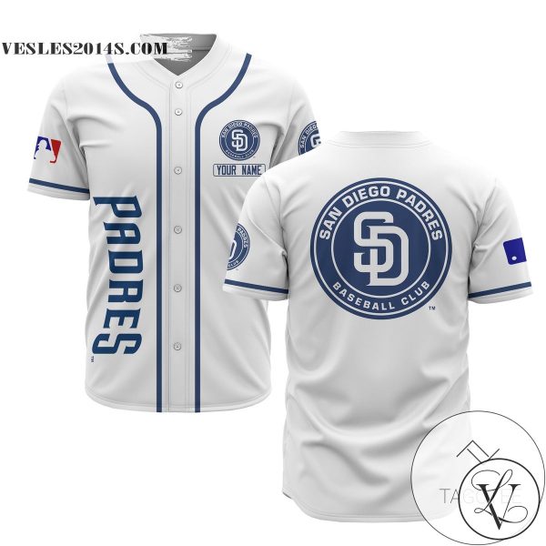 Personalized MLB San Diego Padres White Baseball Customized Men Jersey