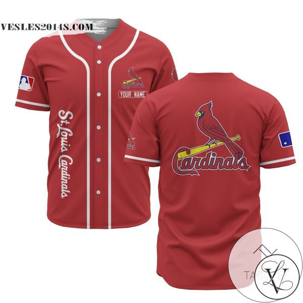 Personalized MLB St.Louis Cardinals Red Baseball Customized Men Jersey