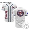Personalized MLB Washington Nationals White Baseball Customized Men Jersey