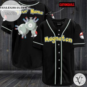 Personalized Magneton Baseball Jersey – Black