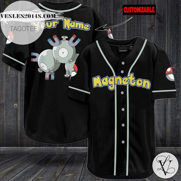 Personalized Magneton Baseball Jersey – Black