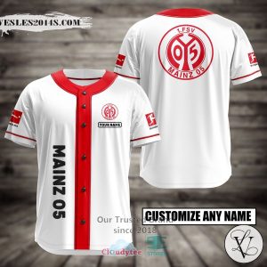 Personalized Mainz 05 Custom Baseball Jersey