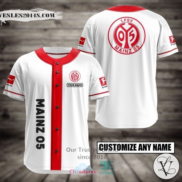 Personalized Mainz 05 Custom Baseball Jersey
