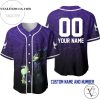 Personalized Maleficent All Over Print Baseball Jersey – Ombre Purple Black