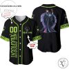 Personalized Maleficent Disney Playing Baseball All Over Print Baseball Jersey – Black