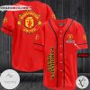 Personalized Manchester United Red Baseball Jersey