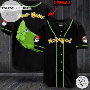 Personalized Metapod Baseball Jersey – Black
