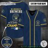 Personalized Milwaukee Brewers 2021 NL Central Baseball Champions Baseball Jersey Shirt