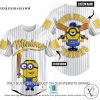 Personalized Minion White Baseball Jersey