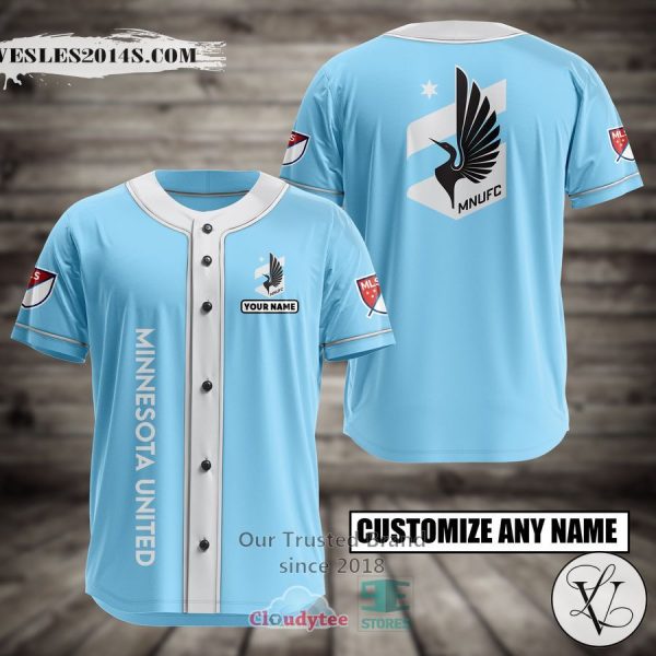 Personalized Minnesota United Custom Baseball Jersey