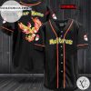 Personalized Moltres Baseball Jersey – Black
