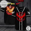 Personalized Moltres House Valor Baseball Jersey – Black