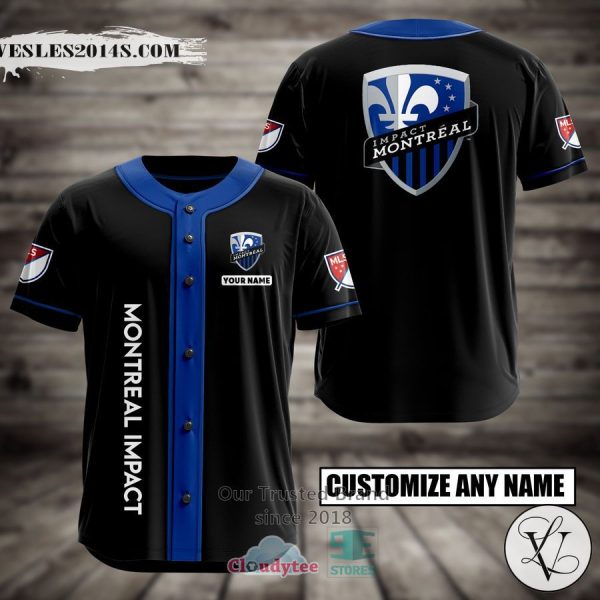 Personalized Montreal Impact Custom Baseball Jersey