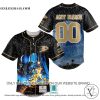 Personalized NHL Anaheim Ducks With Star War Concepts Baseball Jersey