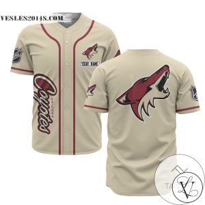 Personalized NHL Arizona Coyotes Baseball Customized Jersey