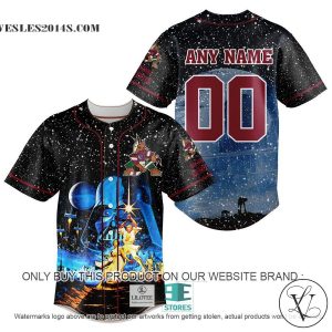 Personalized NHL Arizona Coyotes With Star War Concepts Baseball Jersey