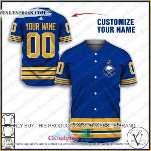 Personalized NHL Buffalo Sabres Baseball Jersey Shirt