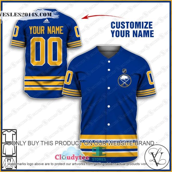 Personalized NHL Buffalo Sabres Baseball Jersey Shirt