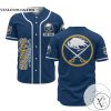Personalized NHL Buffalo Sabres Blue Baseball Customized Jersey